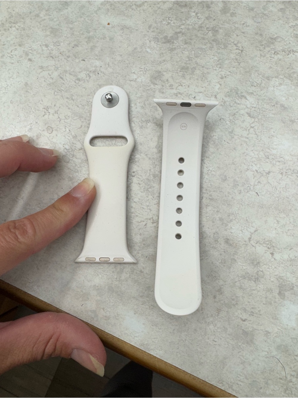 Apple White Silicone Watch Band for Women